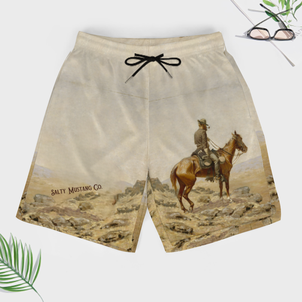 Vantage Point Men's Mesh Lining Fast Drying Swim Trunks