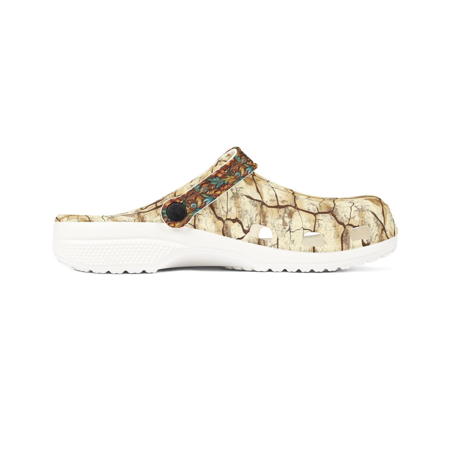 Beauty in the Drought Foam Rubber Salty Clogs