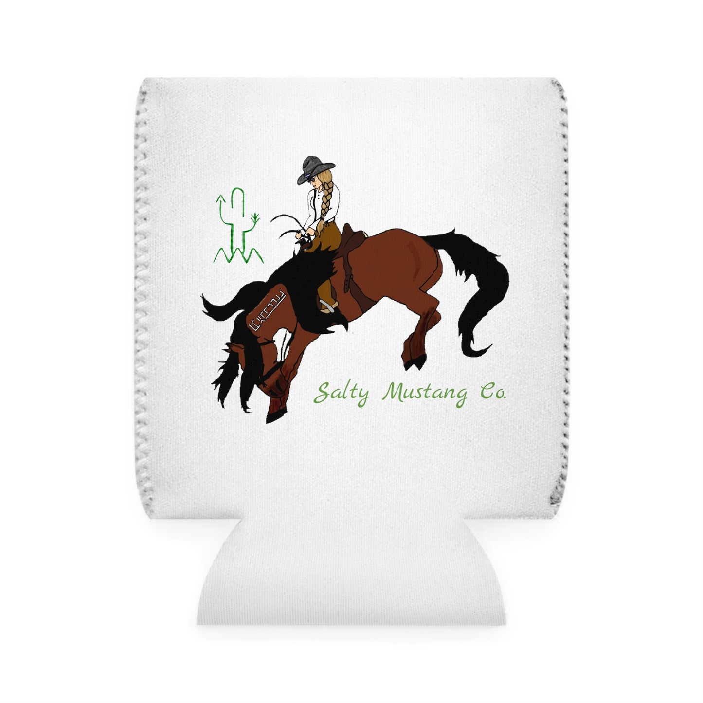 Dublin, Texas Bronc Rider Simple Koozie