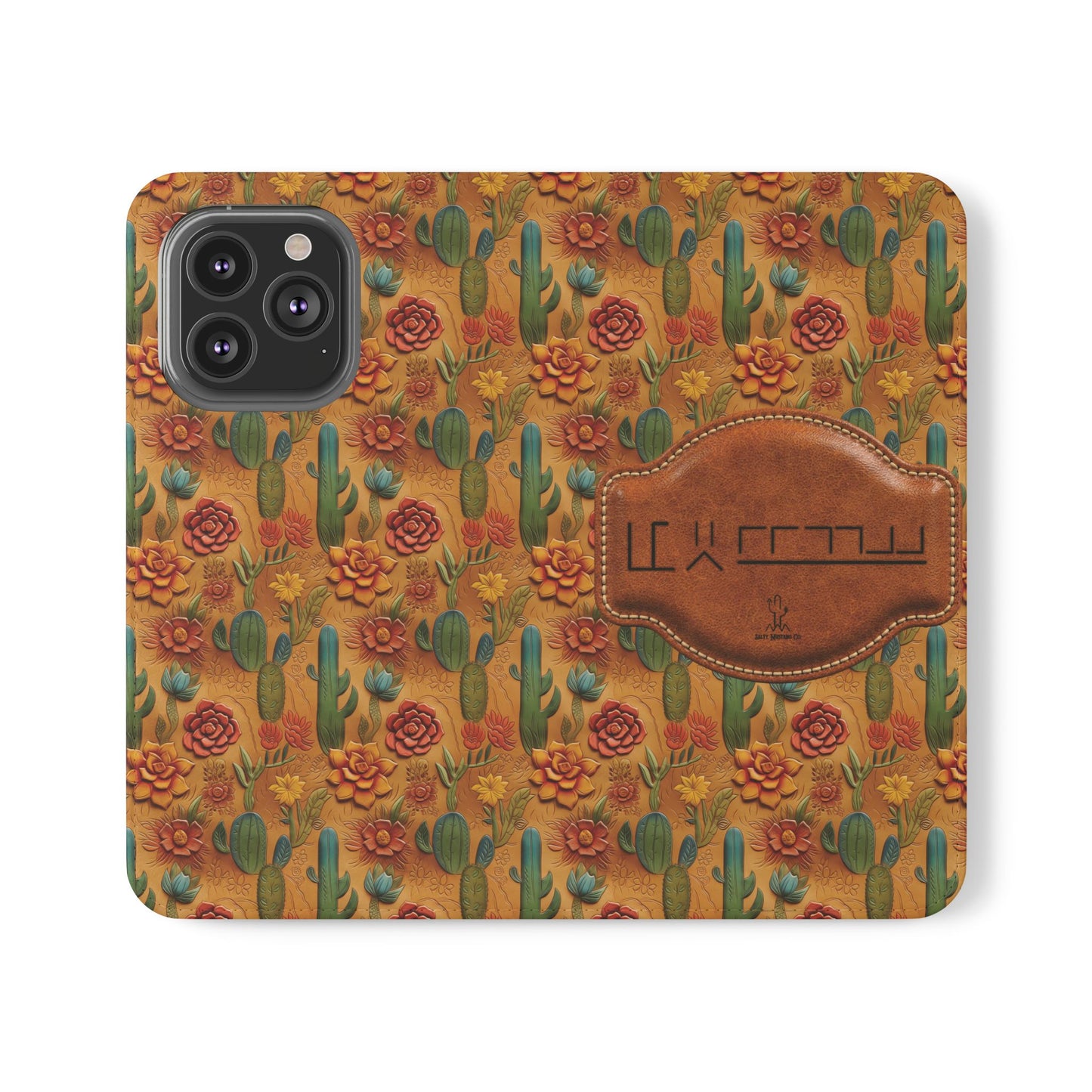 Customizable Mustang Brand Wallet Flip Phone Case (iPhone and Samsung)