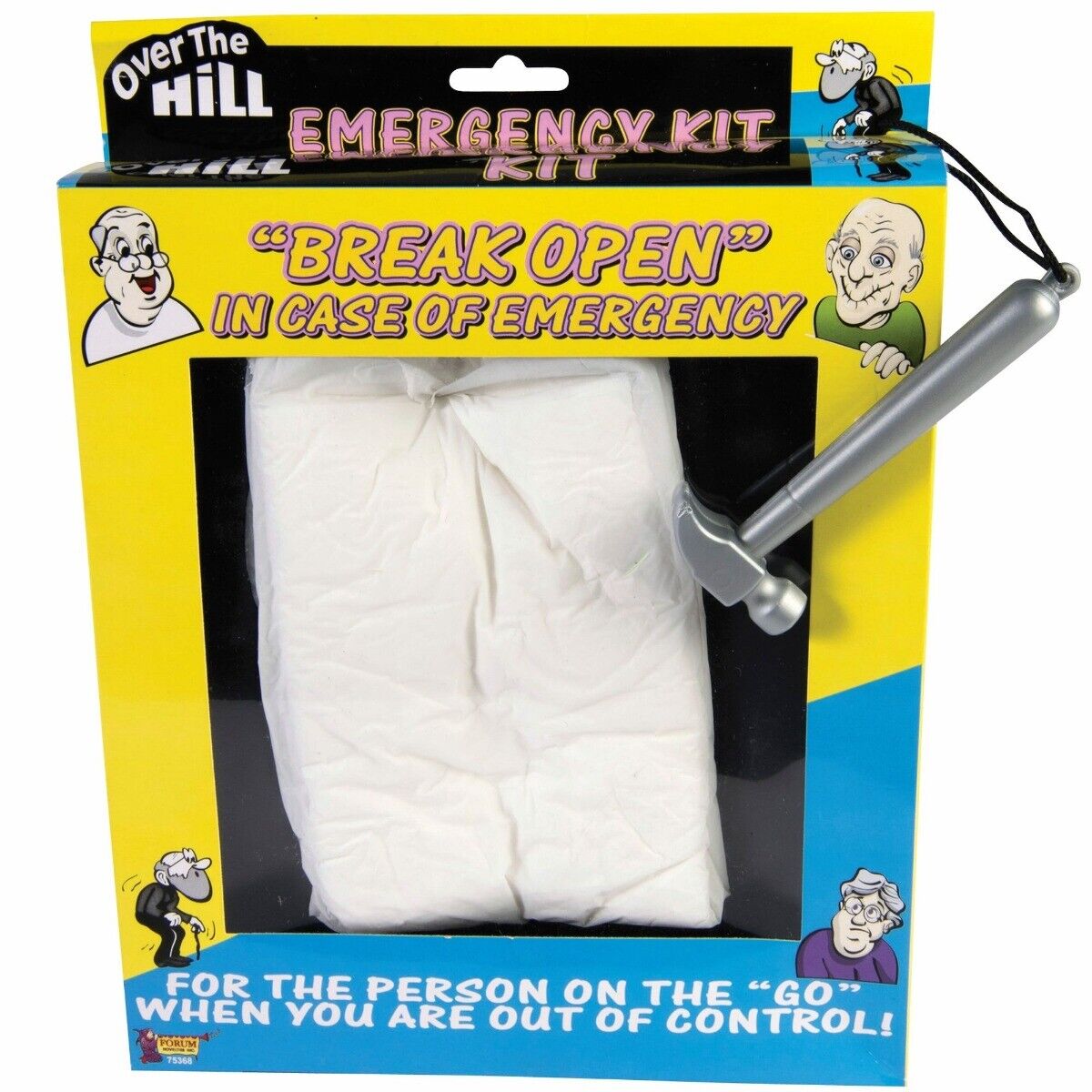 Over the Hill Emergency Undie Kit 𤣠| Funny Gag Gift for Seniors & Birthdays