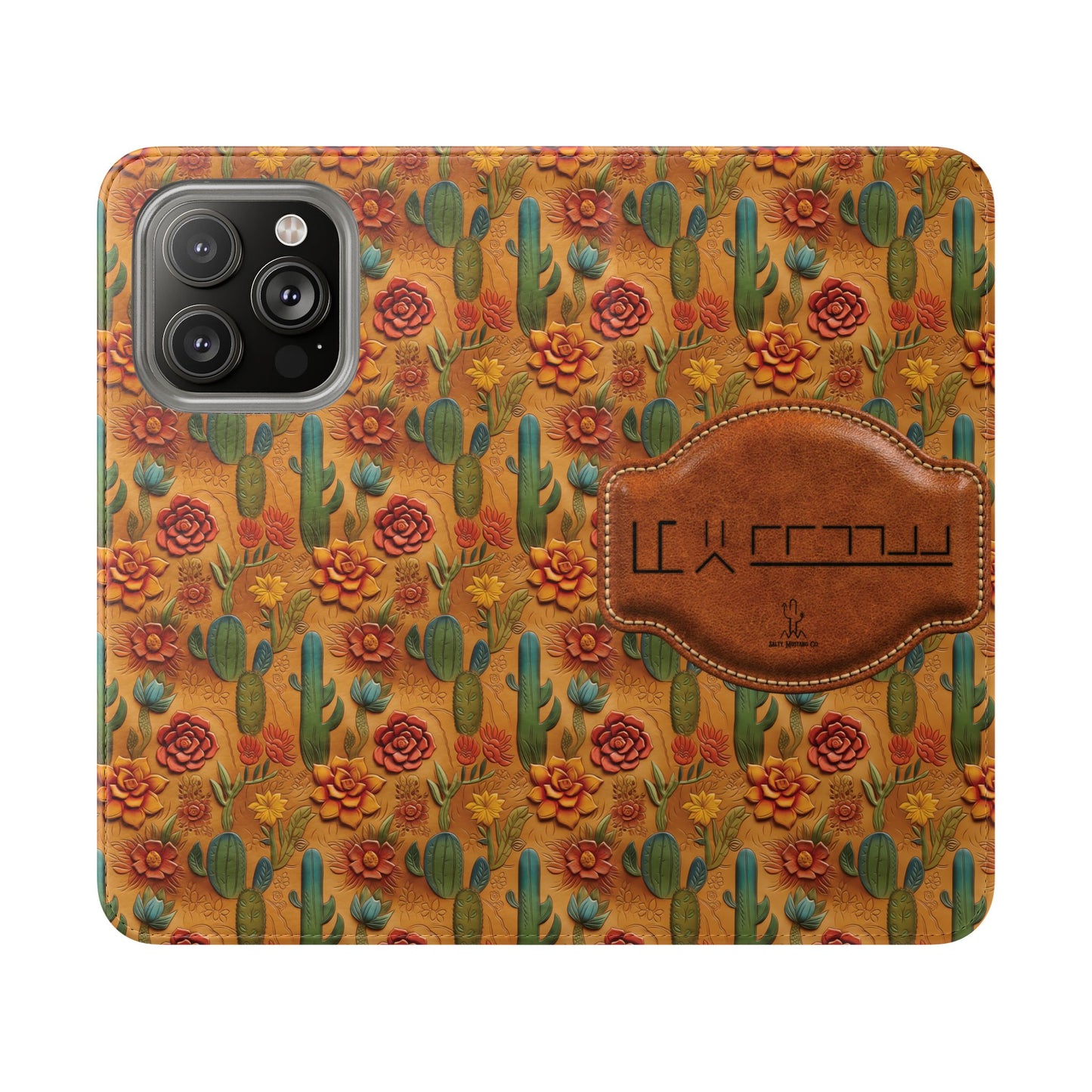 Customizable Mustang Brand Wallet Flip Phone Case (iPhone and Samsung)