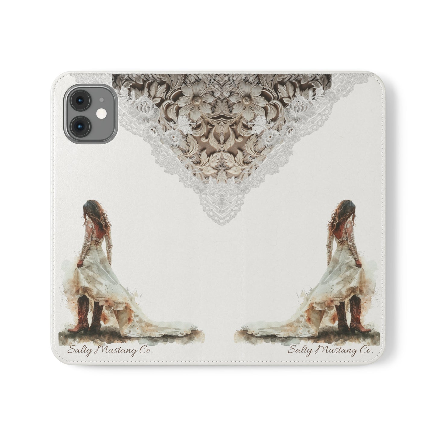 Leather & Lace Flip Cases (Samsung AND iPhone)