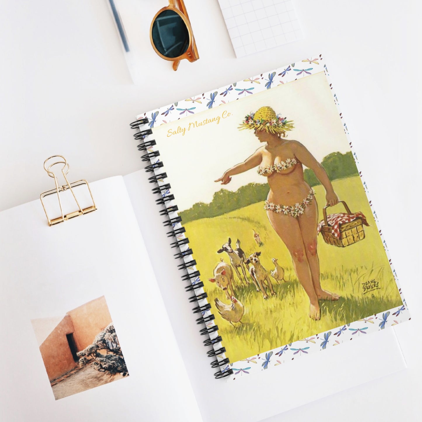 Get On Back To The House "Hilda" Spiral Notebook - Ruled Line