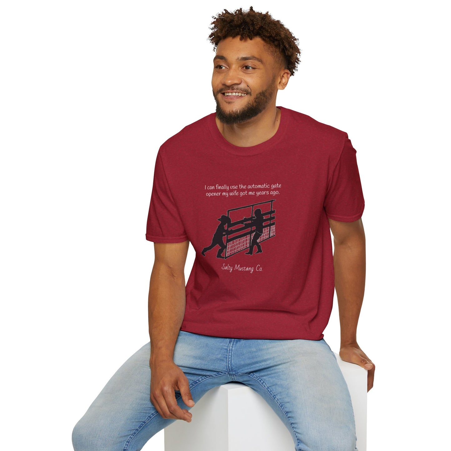 Automatic Gate Opener (For Husband) Softstyle T-Shirt