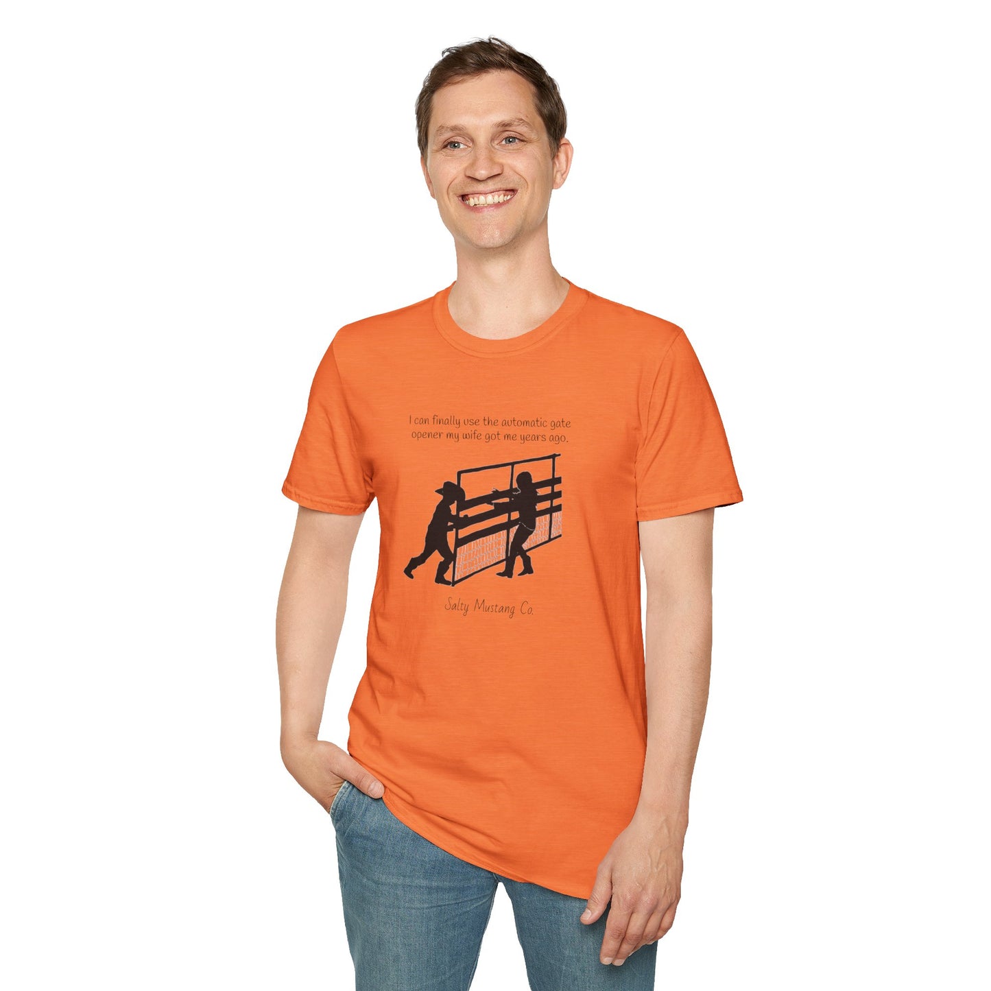 Automatic Gate Opener (For Husband) Softstyle T-Shirt