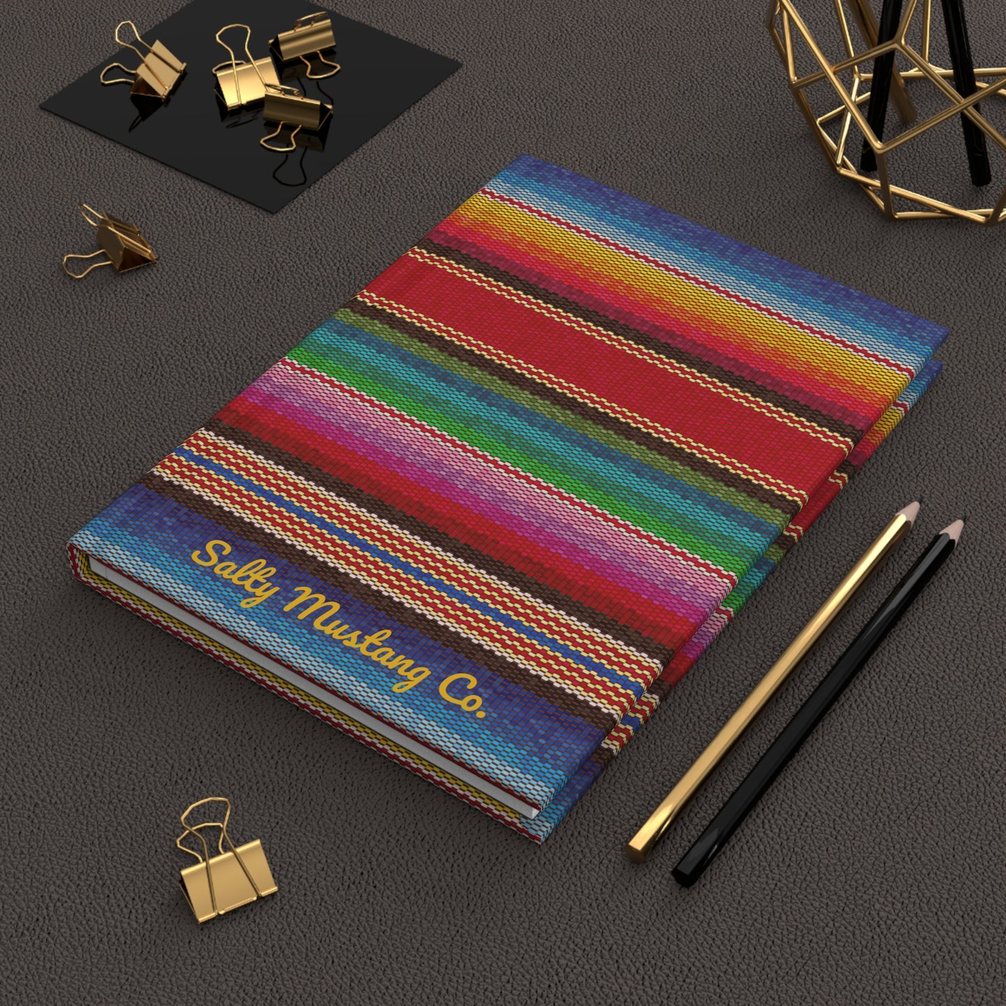 Serape Salty Mustang Co. Hardcover Journal Matte