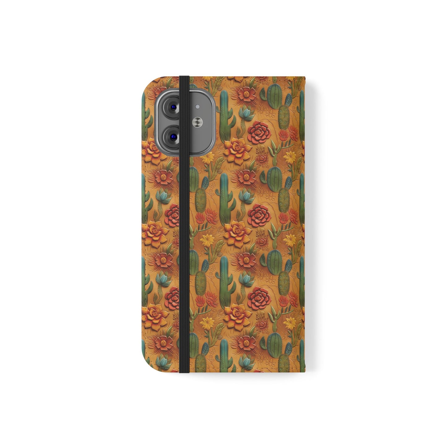 Customizable Mustang Brand Wallet Flip Phone Case (iPhone and Samsung)