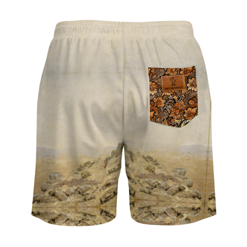 Vantage Point Men's Mesh Lining Fast Drying Swim Trunks