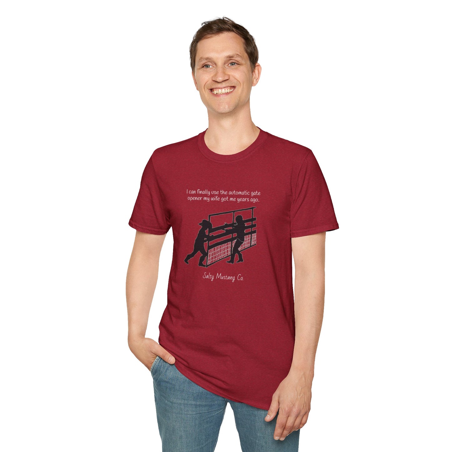 Automatic Gate Opener (For Husband) Softstyle T-Shirt