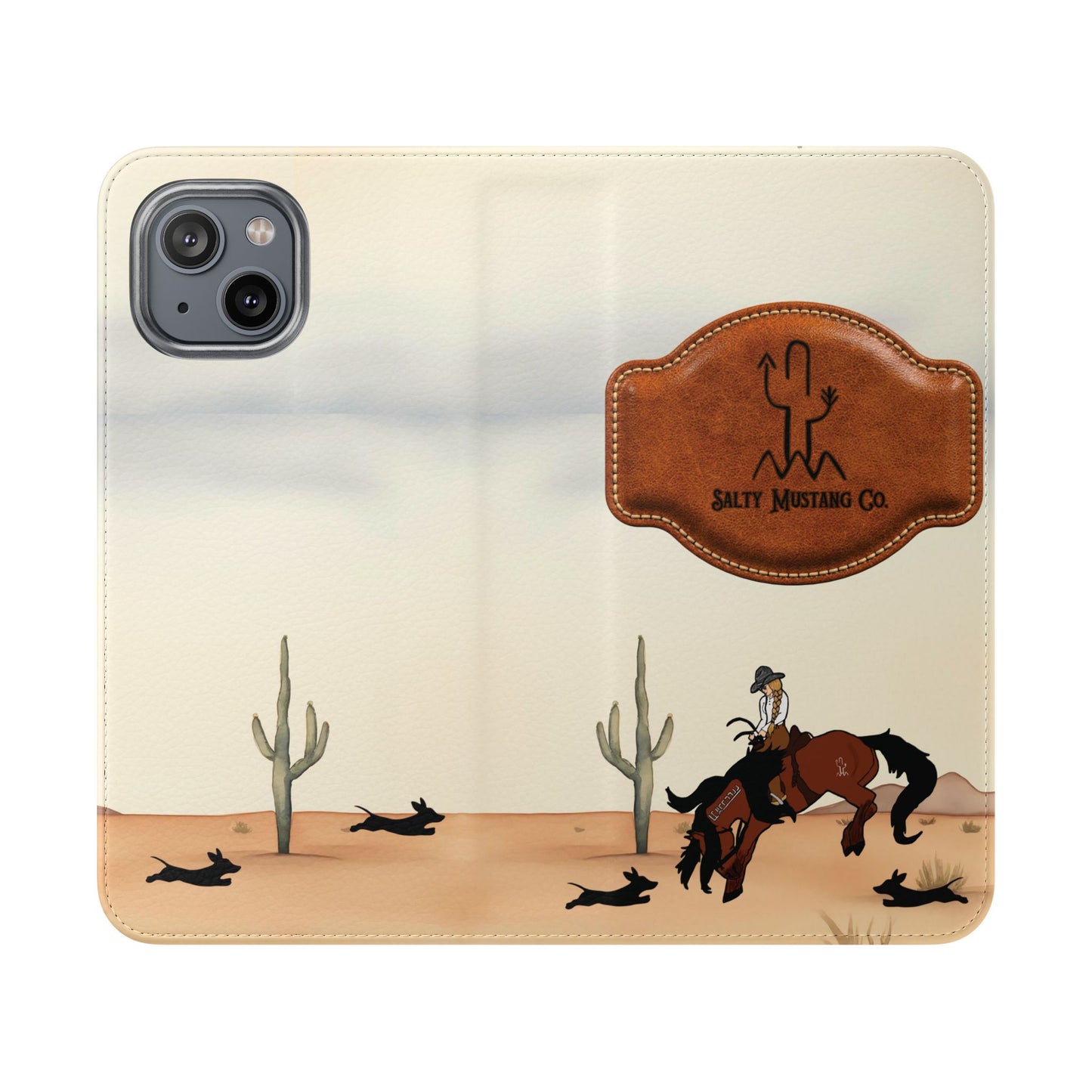 Salty Mustang Co. Spirited Desert Flip Cases (iPhone and Samsung)