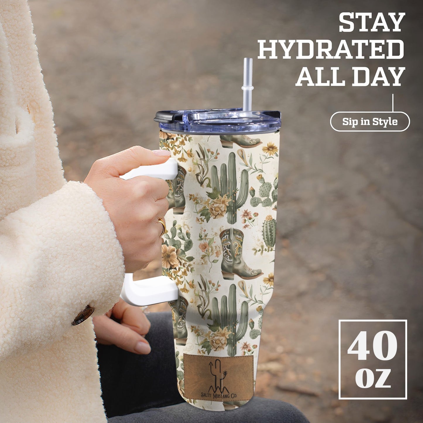 Pecos County 40 oz Tumbler
