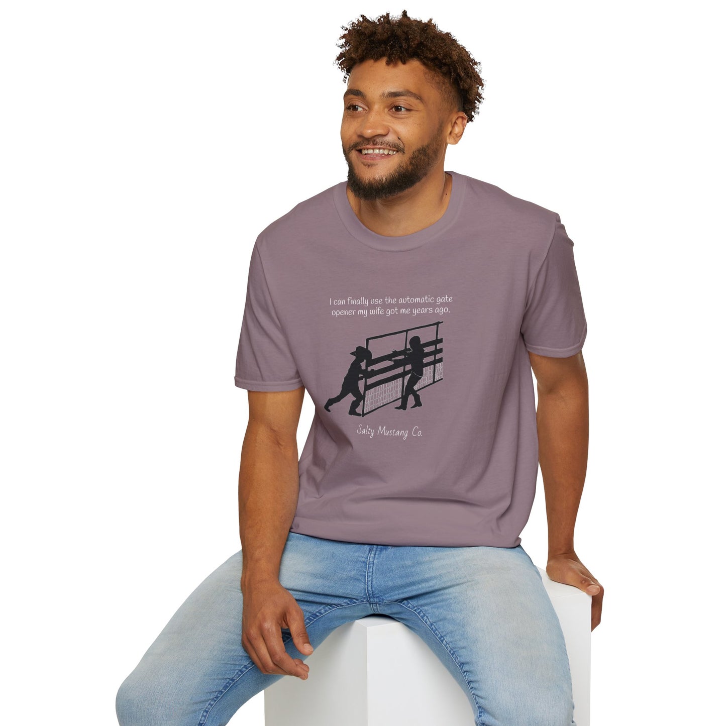 Automatic Gate Opener (For Husband) Softstyle T-Shirt
