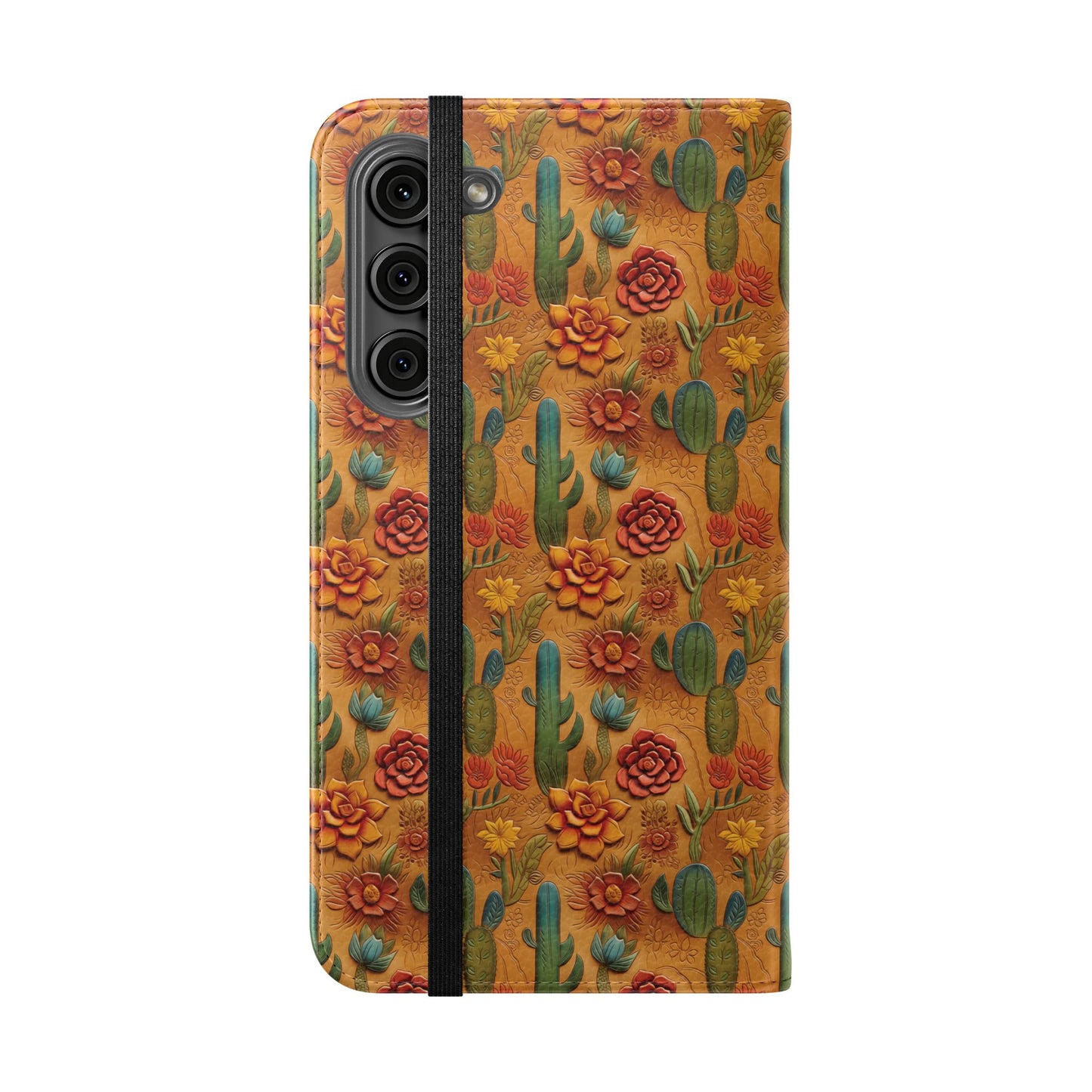 Customizable Mustang Brand Wallet Flip Phone Case (iPhone and Samsung)