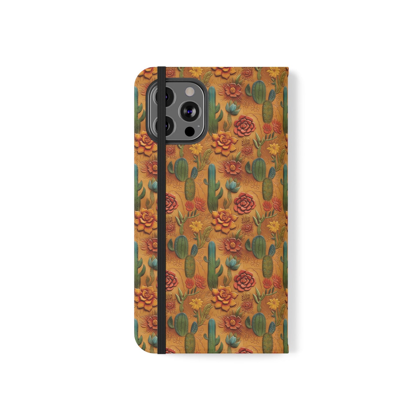 Customizable Mustang Brand Wallet Flip Phone Case (iPhone and Samsung)