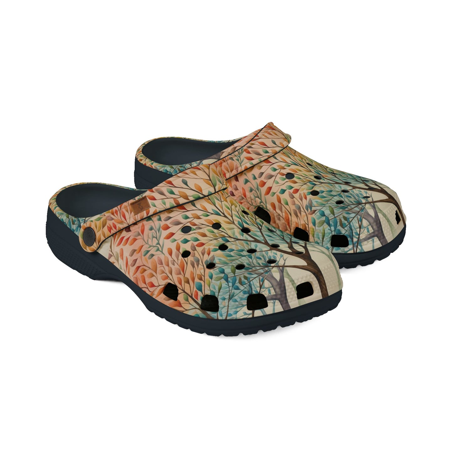 Painted Woods Foam Rubber Salty Clogs