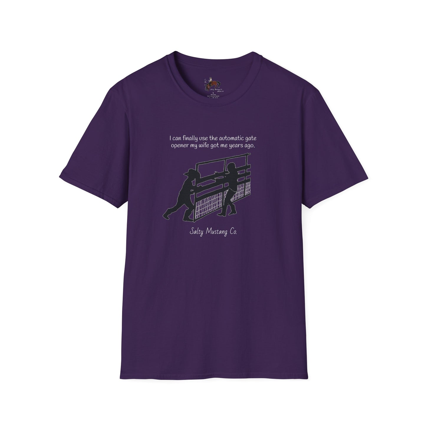 Automatic Gate Opener (For Husband) Softstyle T-Shirt