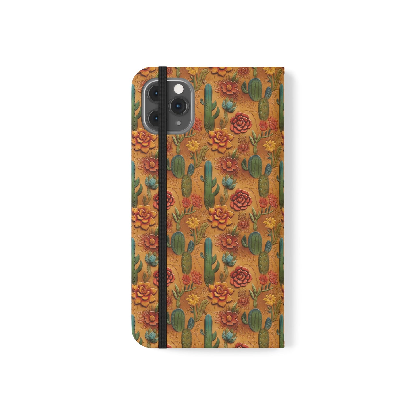 Customizable Mustang Brand Wallet Flip Phone Case (iPhone and Samsung)