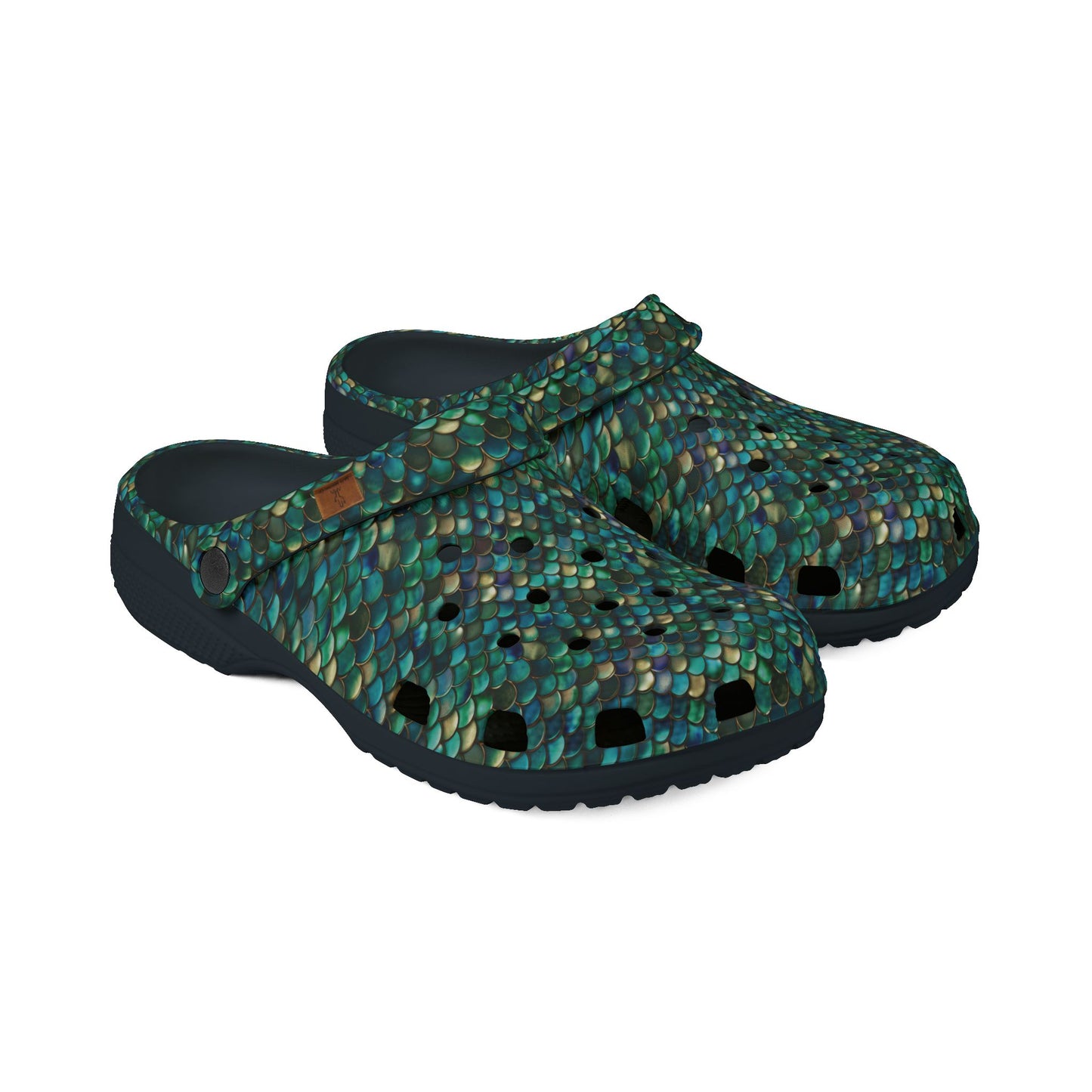 Wake Up Fishy Foam Rubber Salty Clogs