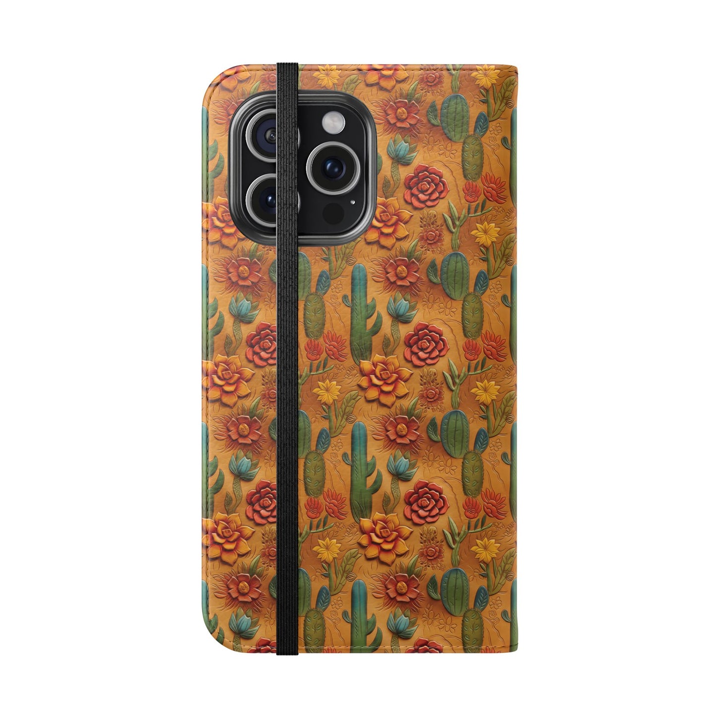 Customizable Mustang Brand Wallet Flip Phone Case (iPhone and Samsung)