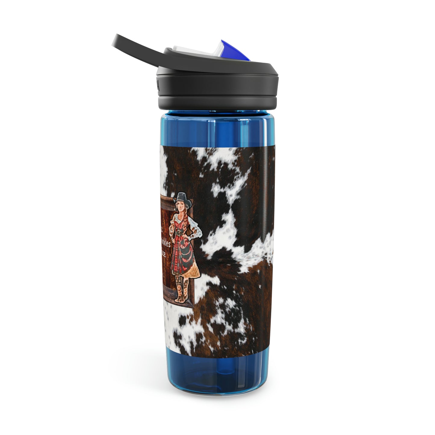 Punchy Queen "Go Bra-less. It'll Pull The Wrinkles Out Of Your Face." CamelBak Eddy® Water Bottle, 20oz\25oz