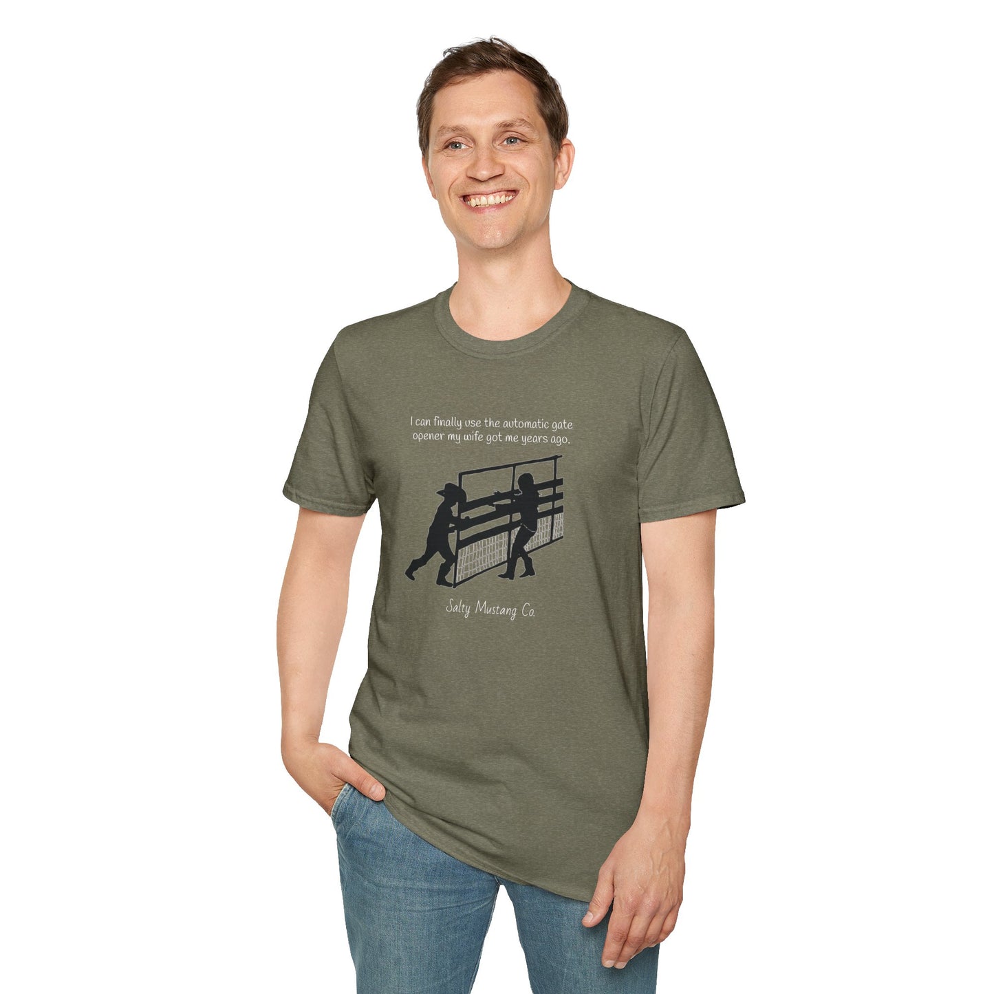 Automatic Gate Opener (For Husband) Softstyle T-Shirt