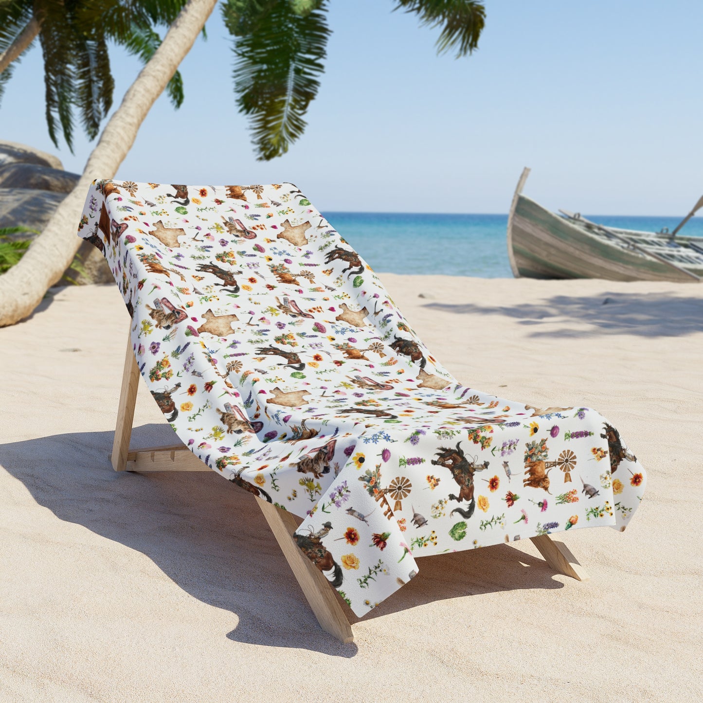 Springtime In Texas Beach Towel