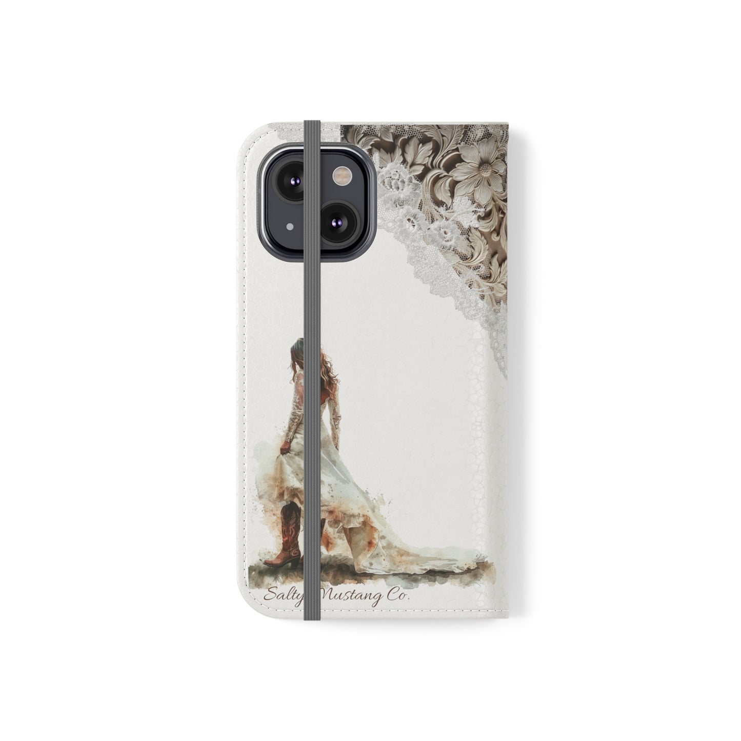 Leather & Lace Flip Cases (Samsung AND iPhone)