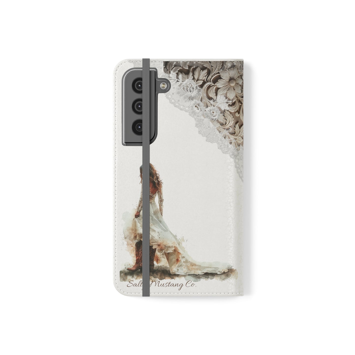 Leather & Lace Flip Cases (Samsung AND iPhone)