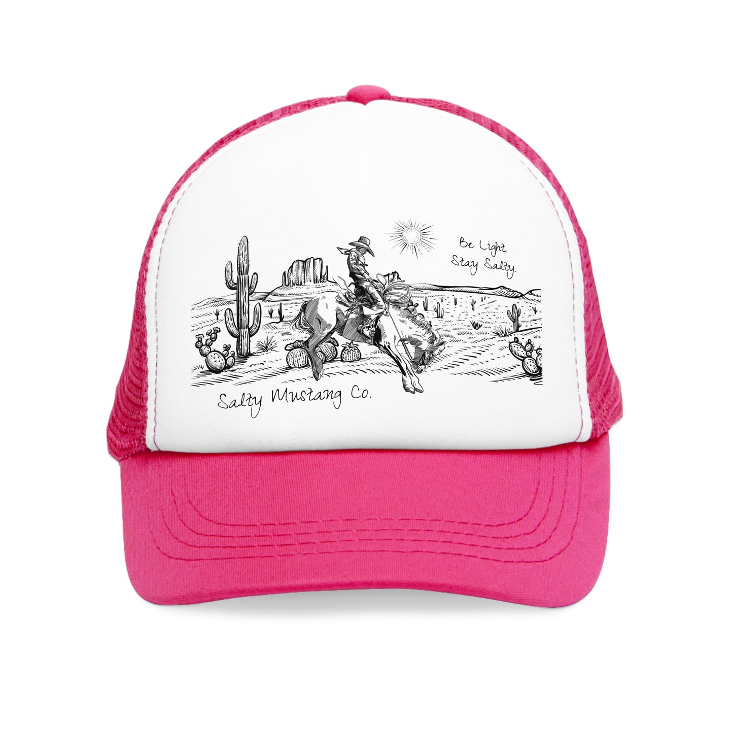 West Texas Bronc Rider Mesh Cap