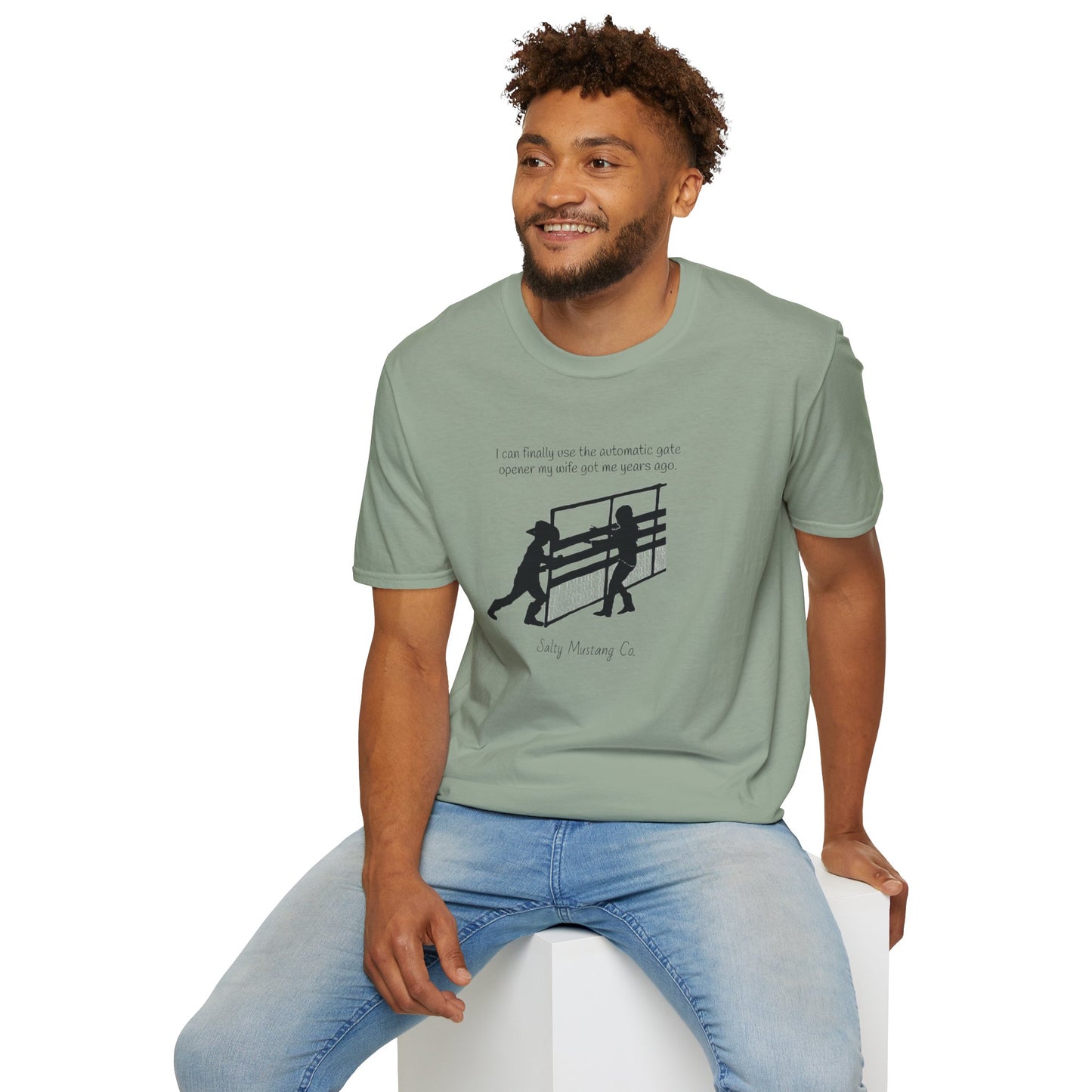 Automatic Gate Opener (For Husband) Softstyle T-Shirt