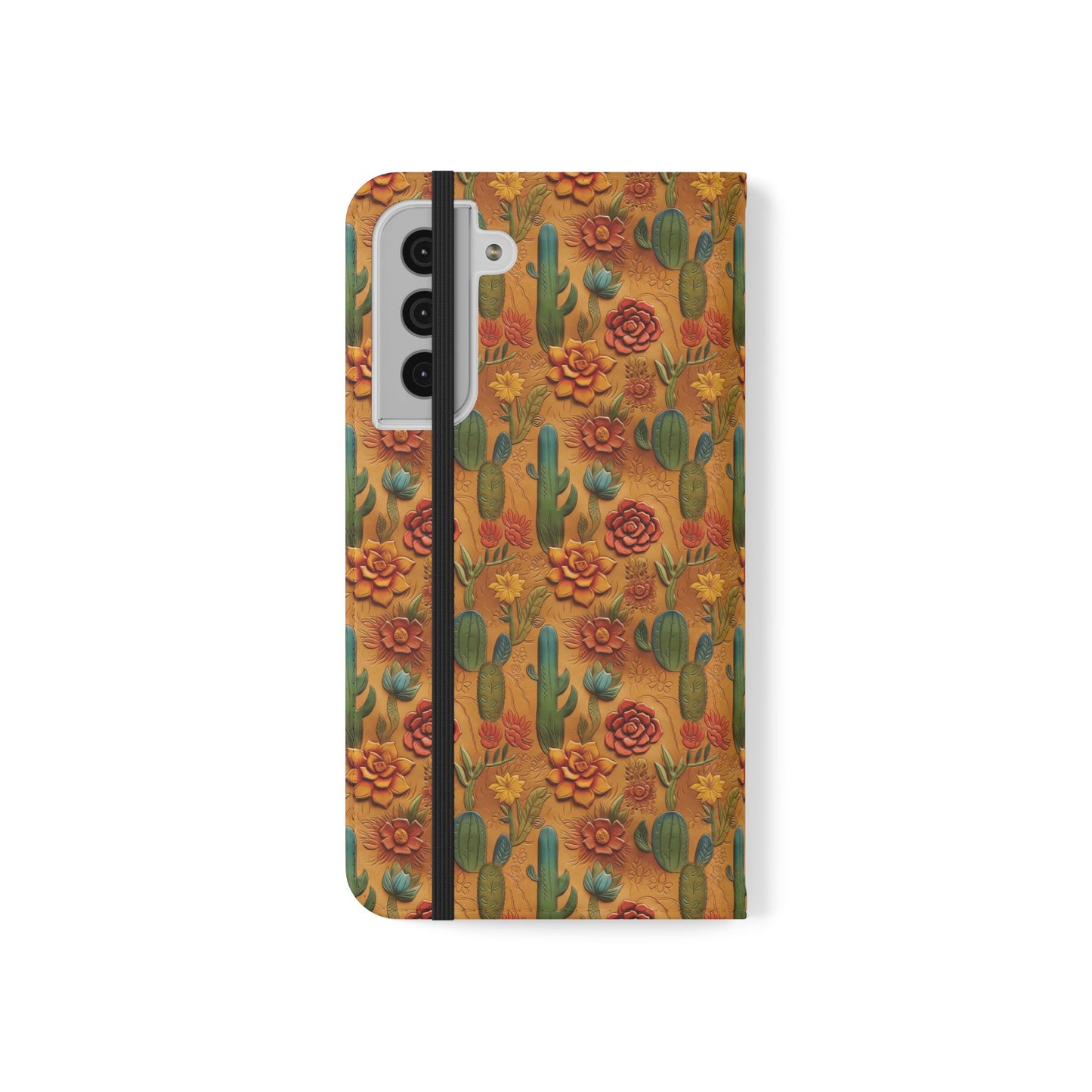 Customizable Mustang Brand Wallet Flip Phone Case (iPhone and Samsung)