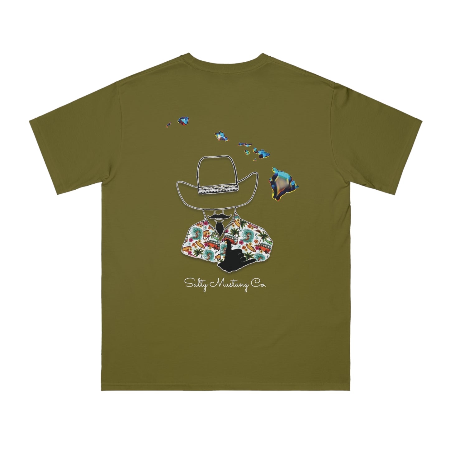 Paniolo Hawai'i Salty Mustang Co. Organic Unisex Classic T-Shirt