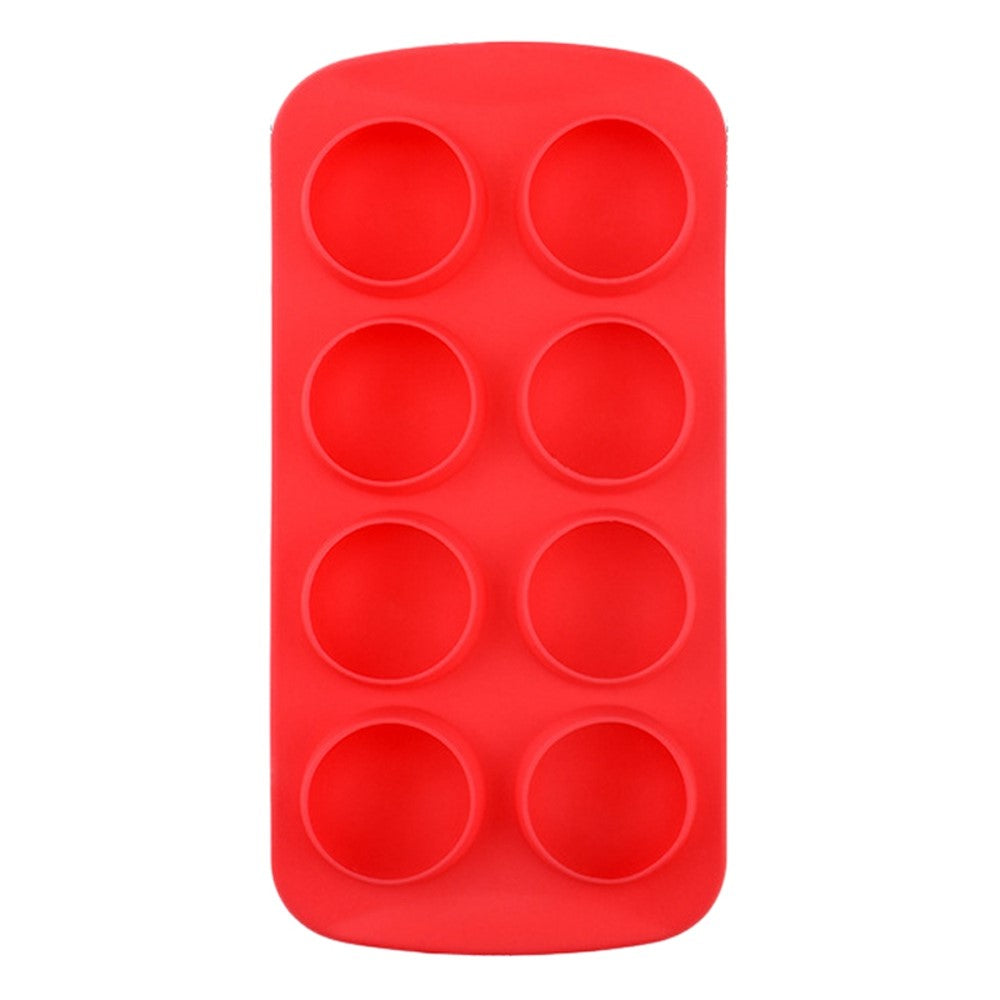 Diamond / Heart / Star / Round Shape DIY Ice Maker Silicone Ice Cube Tray 8 Cavity Mold (BPA Free, FDA Certified)