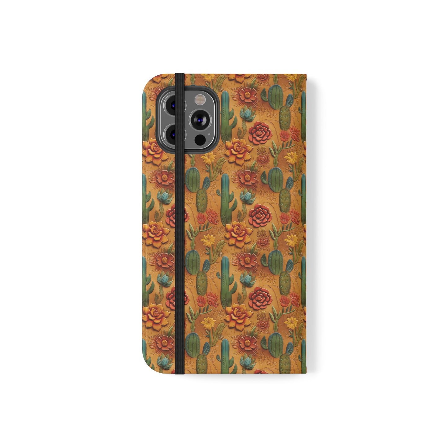 Customizable Mustang Brand Wallet Flip Phone Case (iPhone and Samsung)