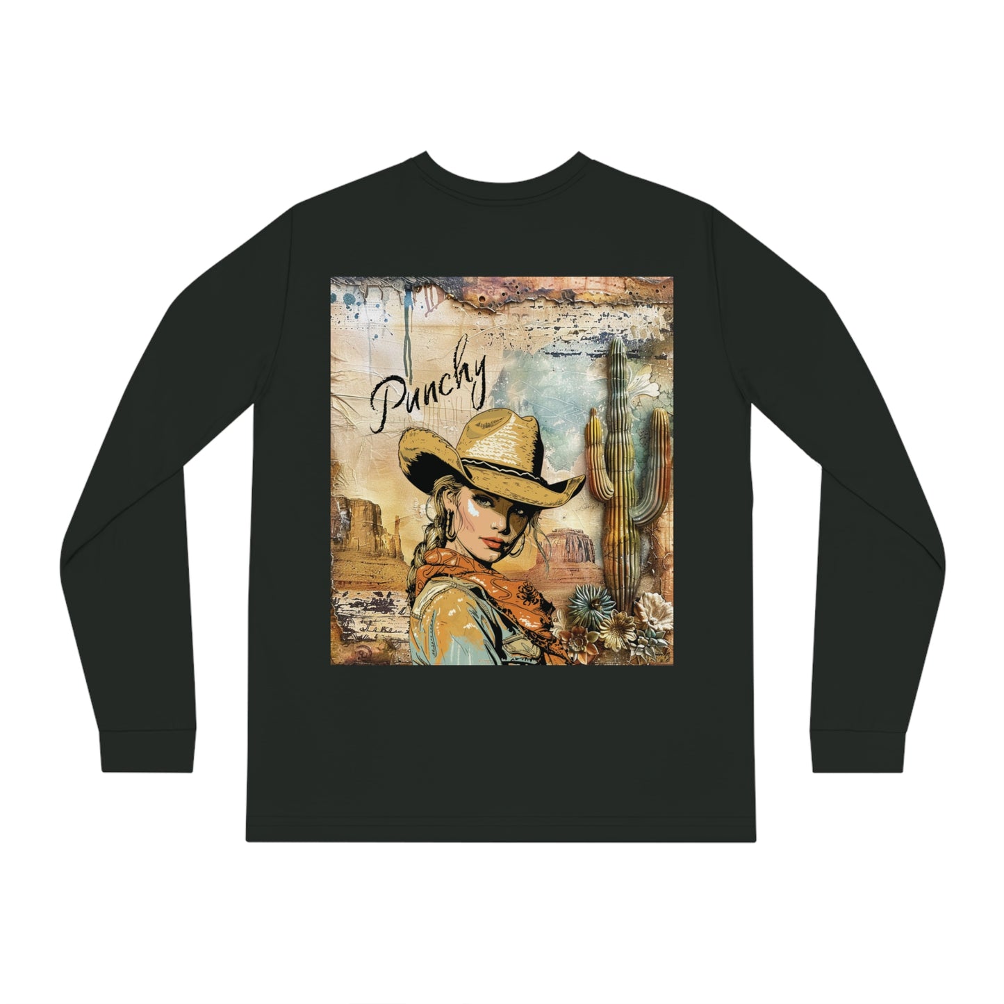 Pretty & Punchy Unisex Organic Long Sleeve Tee