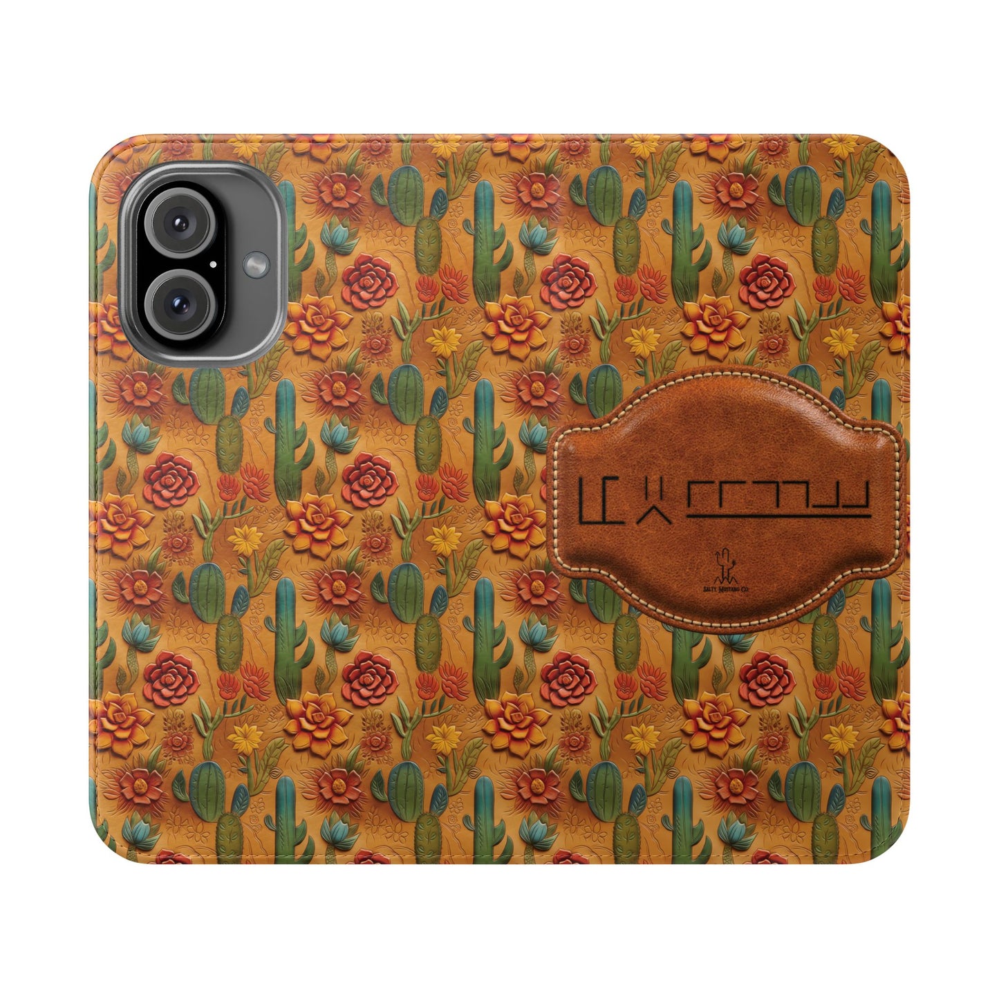 Customizable Mustang Brand Wallet Flip Phone Case (iPhone and Samsung)