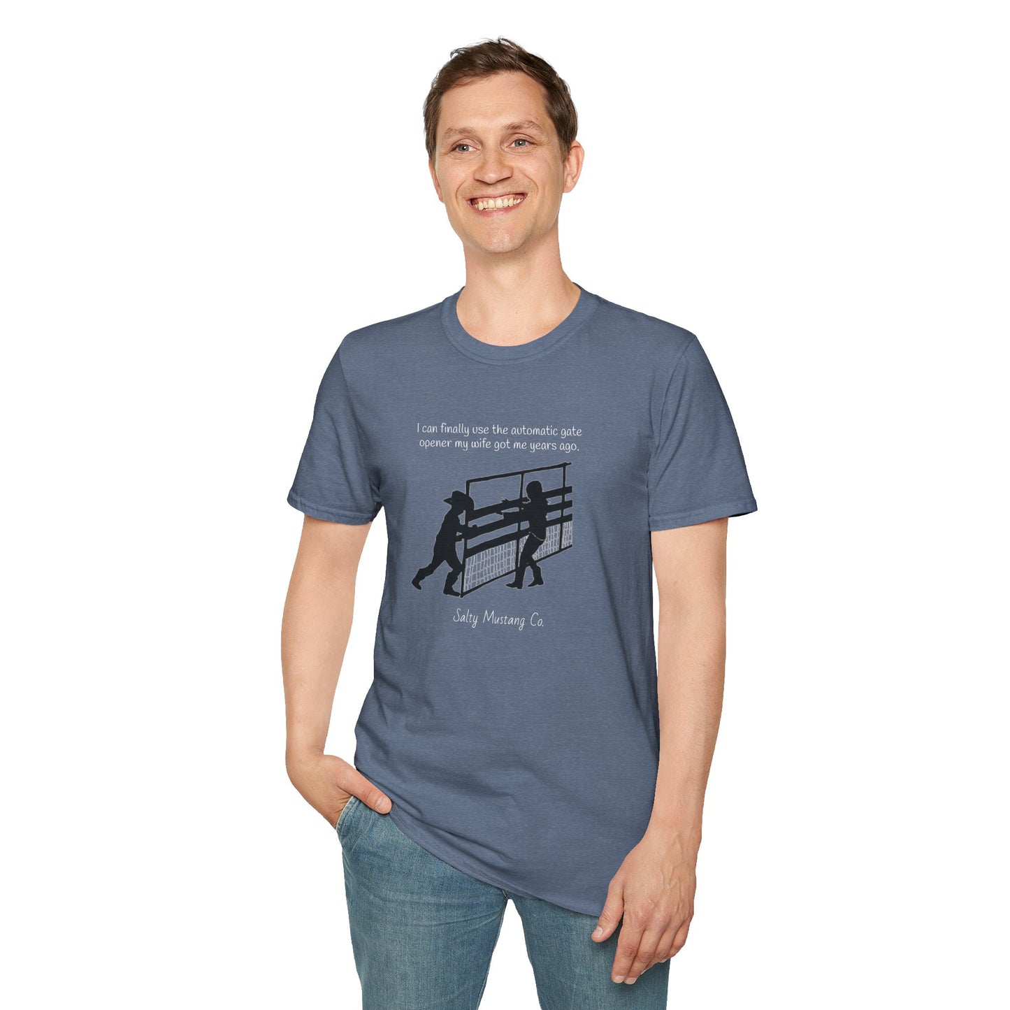 Automatic Gate Opener (For Husband) Softstyle T-Shirt