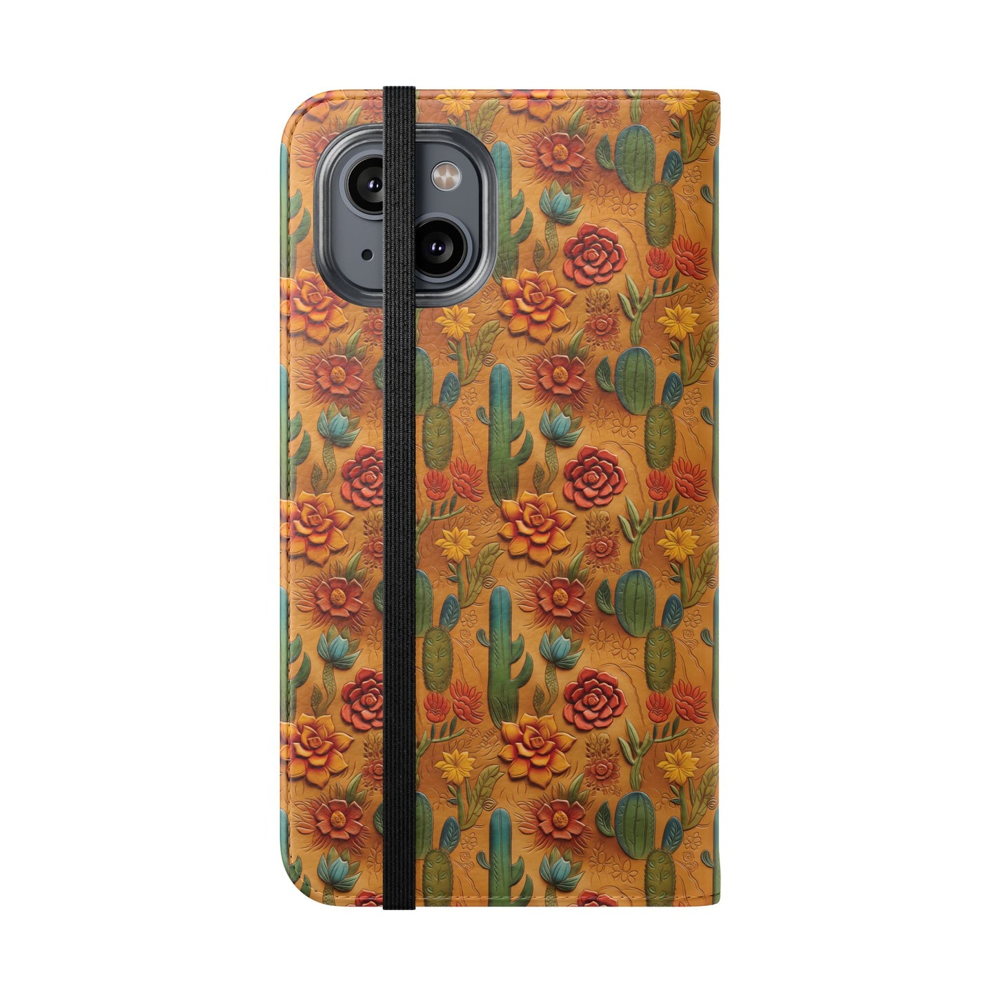 Customizable Mustang Brand Wallet Flip Phone Case (iPhone and Samsung)