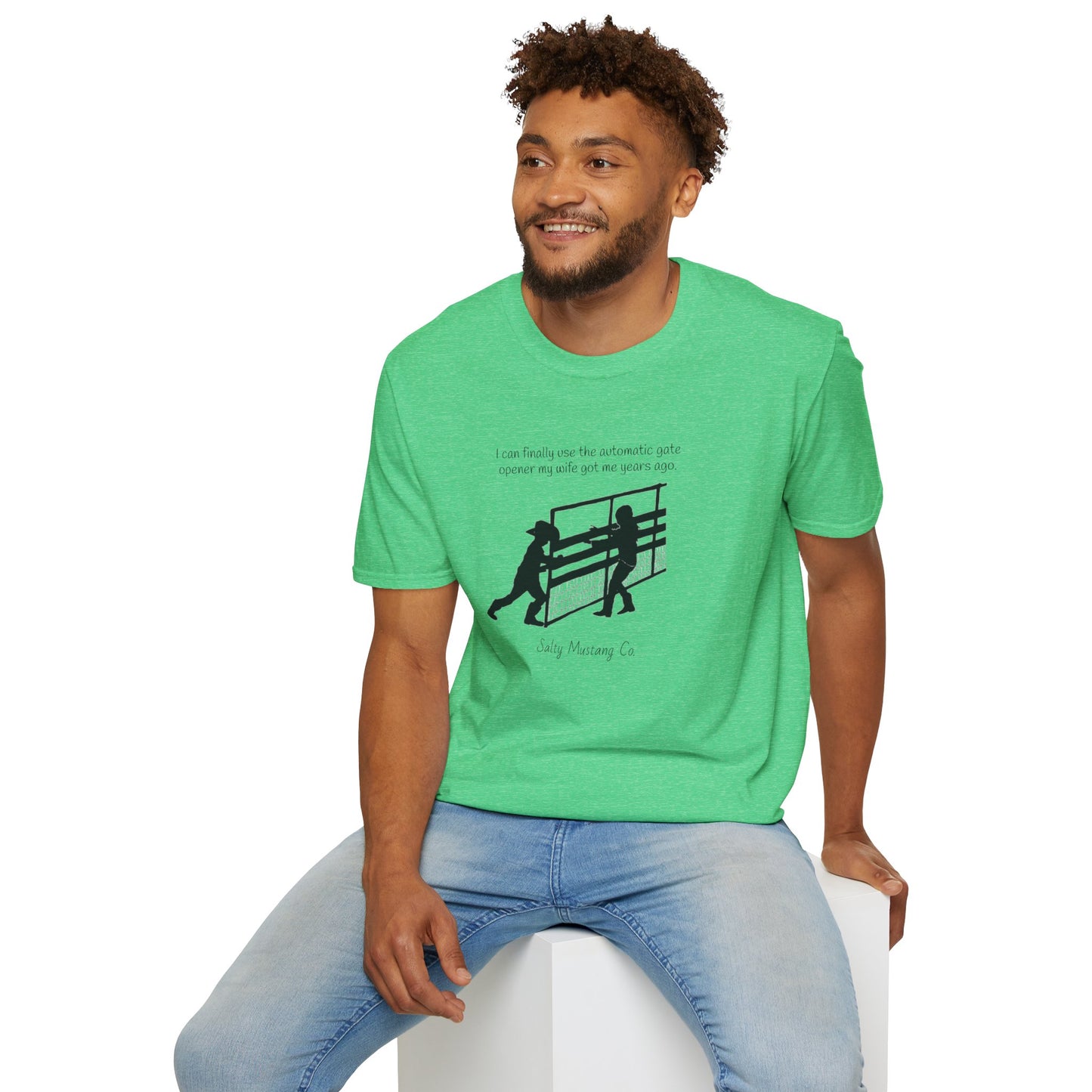 Automatic Gate Opener (For Husband) Softstyle T-Shirt