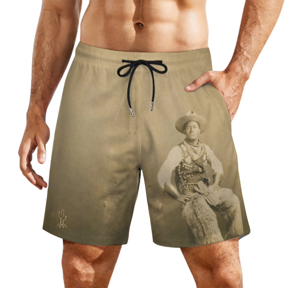 Woolys Men's Mesh Lining Fast Drying Swim Trunks