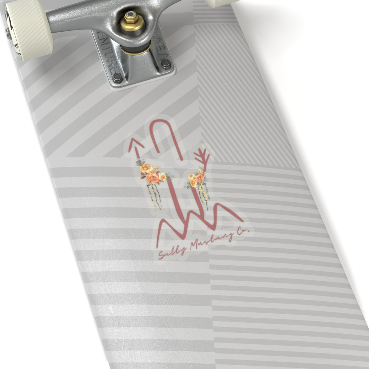 SMC Brand Dusty Yellow Rose Kiss-Cut Sticker