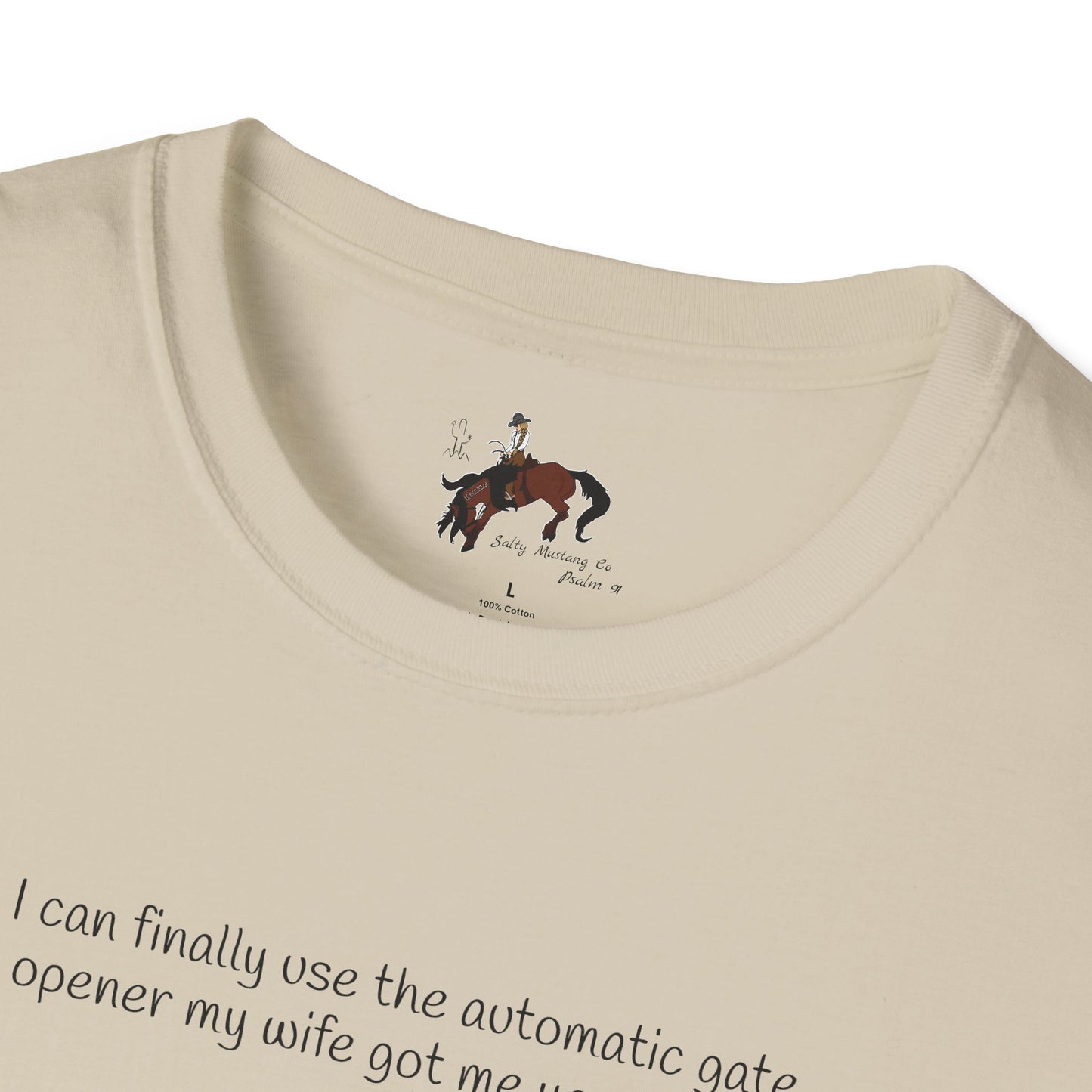 Automatic Gate Opener (For Husband) Softstyle T-Shirt