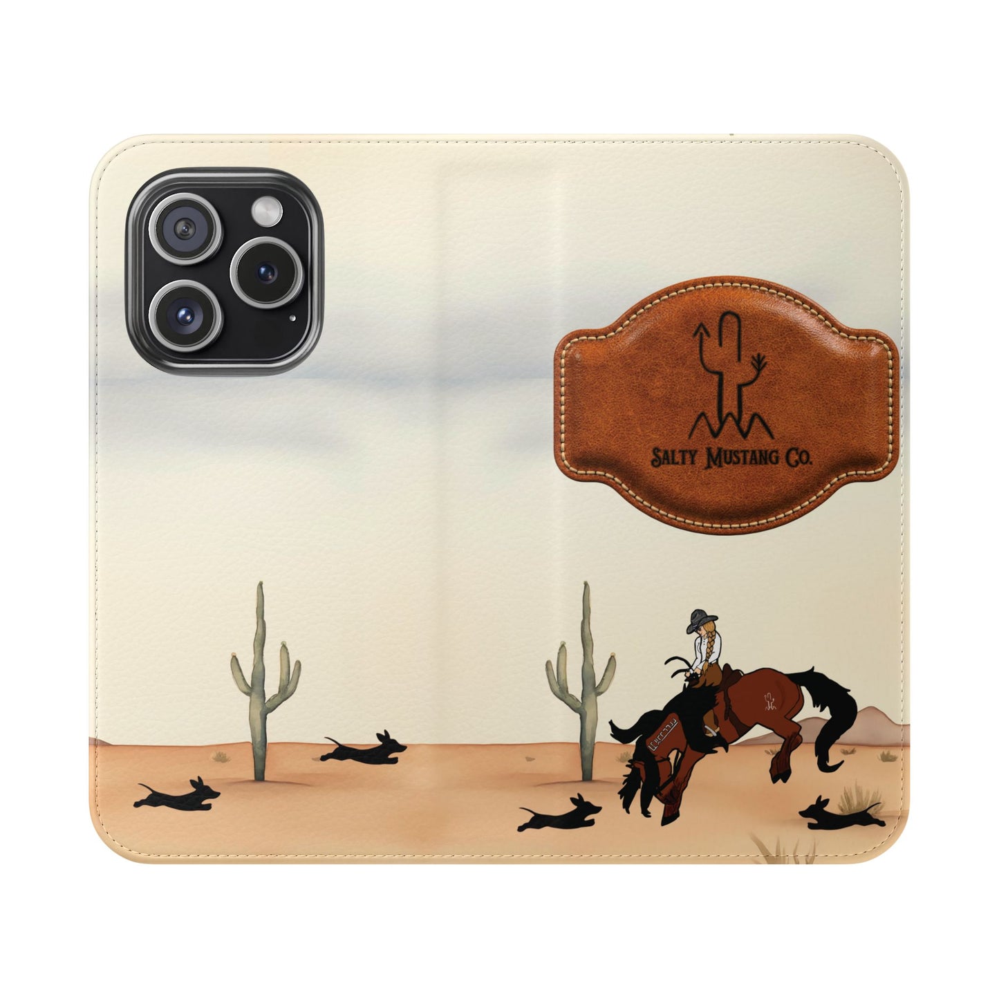 Salty Mustang Co. Spirited Desert Flip Cases (iPhone and Samsung)