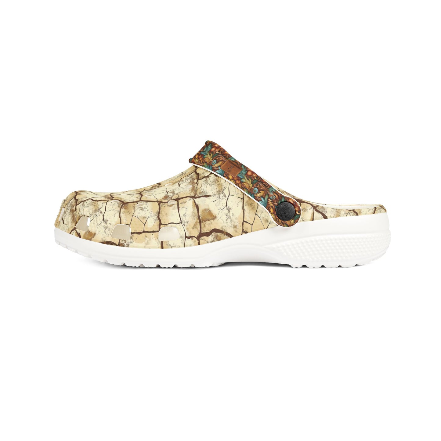 Beauty in the Drought Foam Rubber Salty Clogs