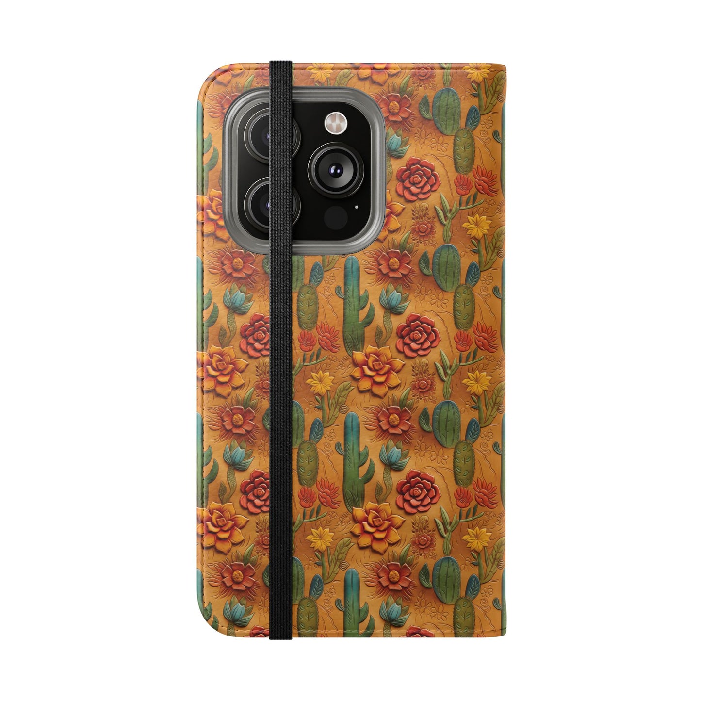 Customizable Mustang Brand Wallet Flip Phone Case (iPhone and Samsung)