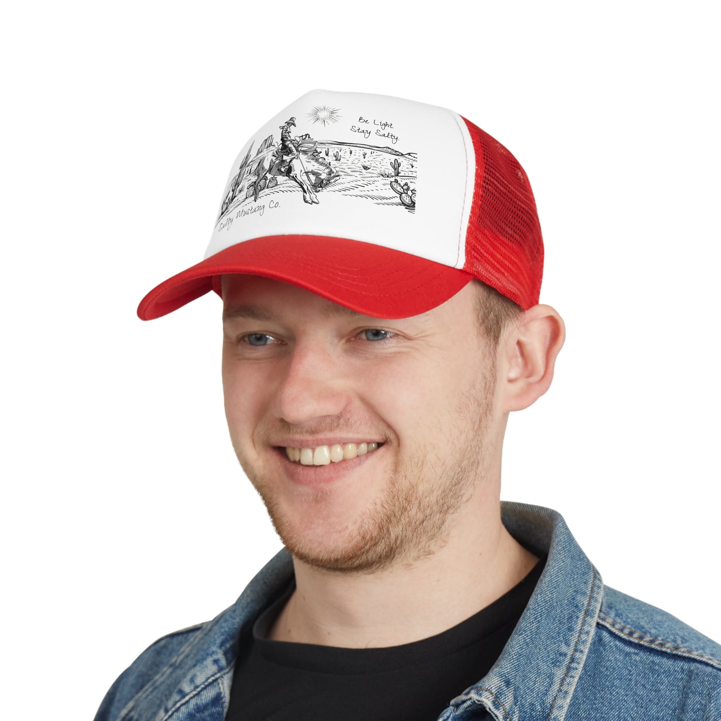 West Texas Bronc Rider Mesh Cap