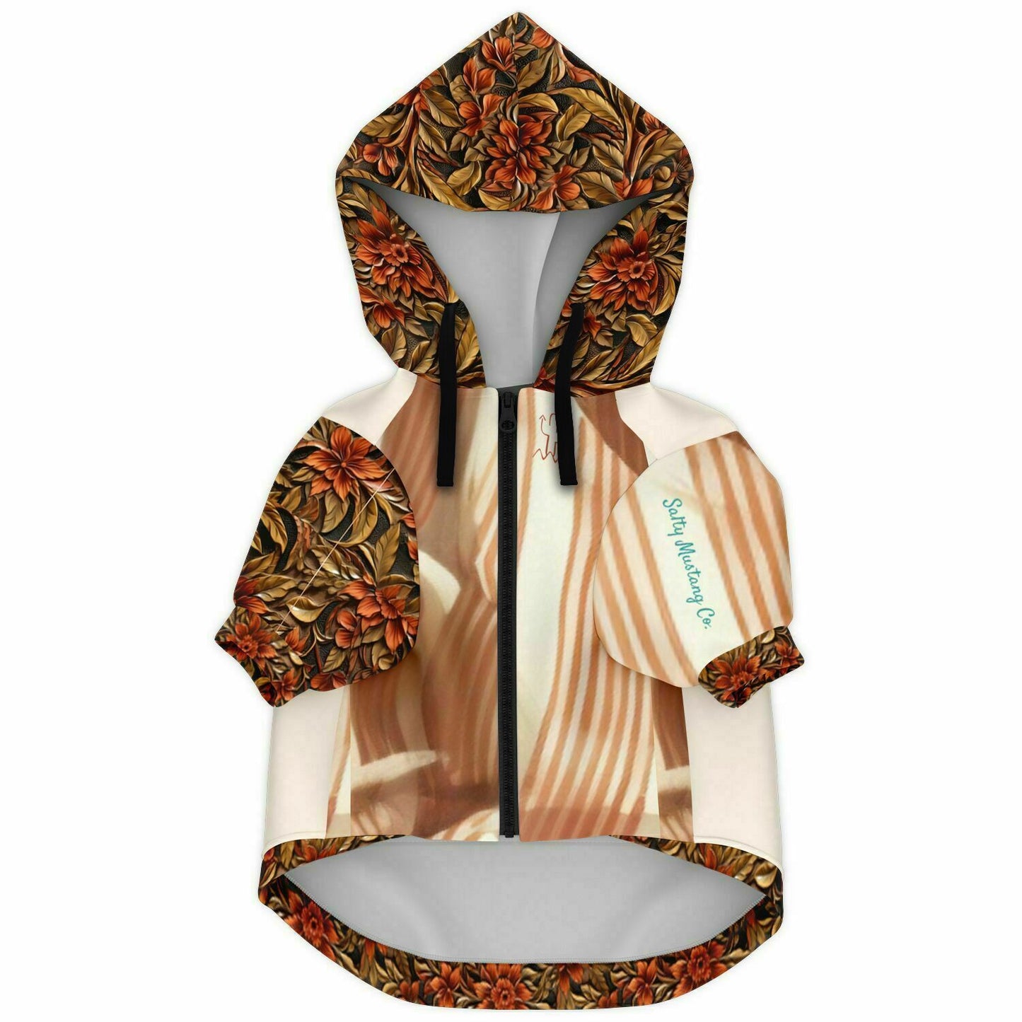 Retro Get A-long Little Dogie; I’m Gettin’! I’m Gettin’! Fashion Dog Zip-Up Hoodie