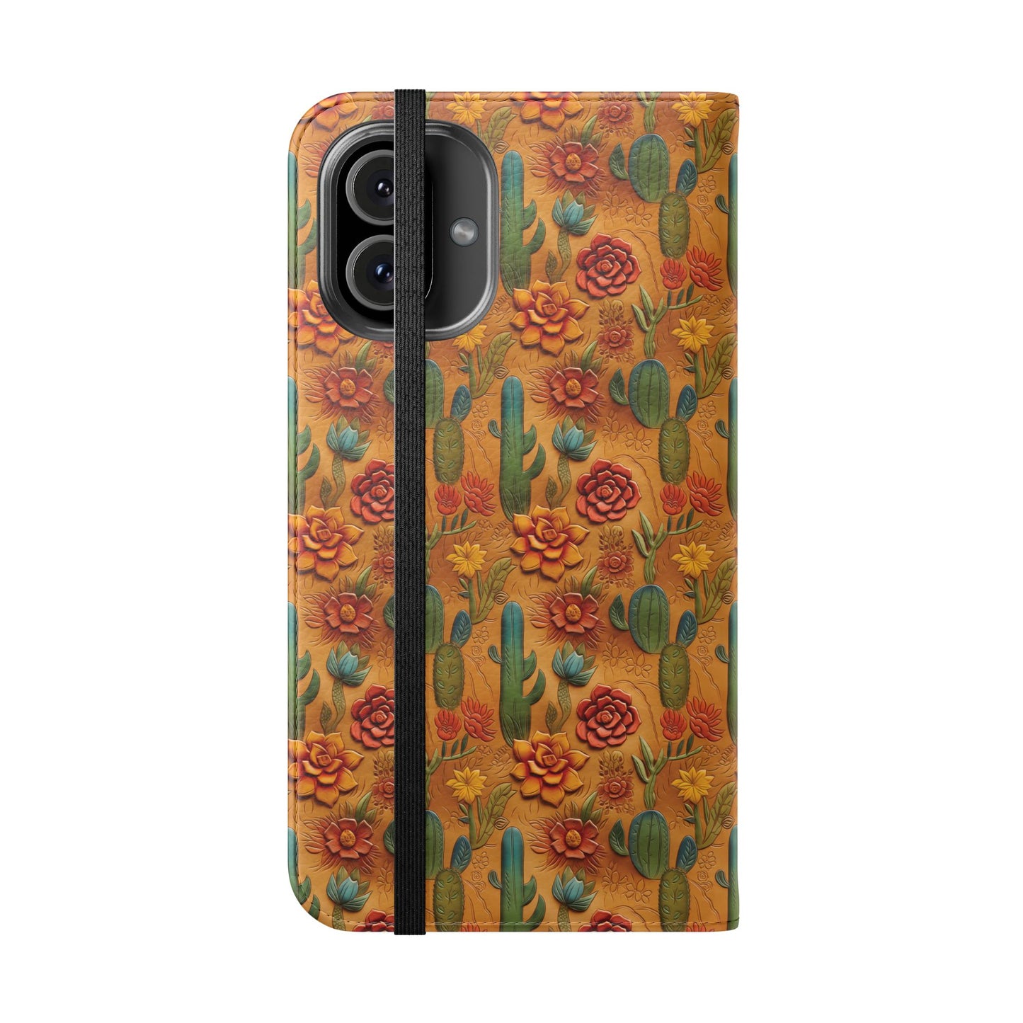 Customizable Mustang Brand Wallet Flip Phone Case (iPhone and Samsung)