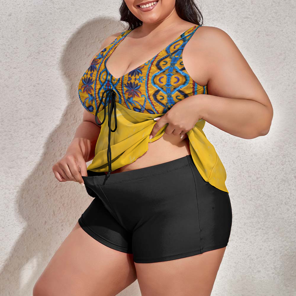 Trail Boss Couture Women's Plus Size Two Piece Swimsuit